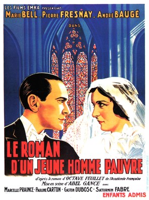 Le roman d&#039;un jeune homme pauvre - French Movie Poster (thumbnail)