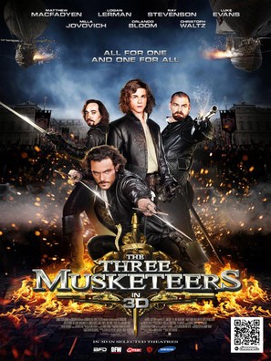 The Three Musketeers - Belgian Movie Poster (thumbnail)