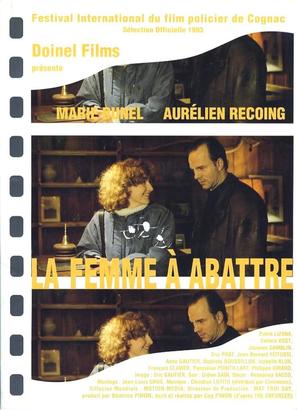 La femme &agrave; abattre - French Movie Poster (thumbnail)