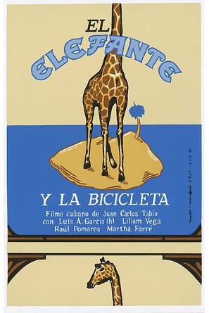 El elefante y la bicicleta - Cuban Movie Poster (thumbnail)