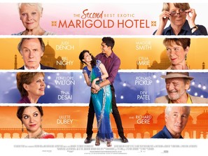 The Second Best Exotic Marigold Hotel - British Movie Poster (thumbnail)