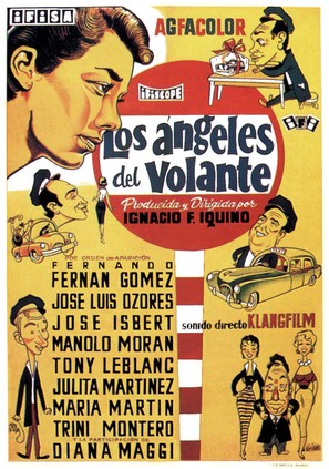 Los &aacute;ngeles del volante - Spanish Movie Poster (thumbnail)