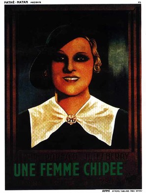 Une femme chip&eacute;e - French Movie Poster (thumbnail)