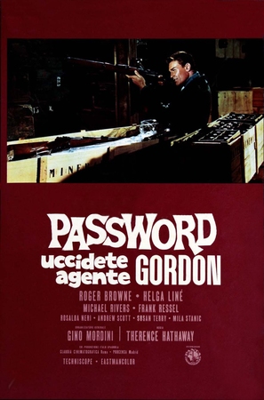 Password: Uccidete agente Gordon - Italian Movie Poster (thumbnail)