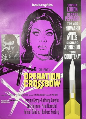 Operation Crossbow - Danish Movie Poster (thumbnail)