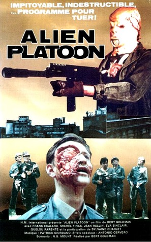 Alien Platoon - French VHS movie cover (thumbnail)