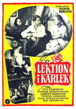 En lektion i k&auml;rlek - Swedish Movie Poster (thumbnail)