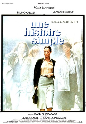 Une histoire simple - French Movie Poster (thumbnail)