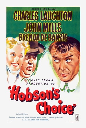 Hobson&#039;s Choice - British Movie Poster (thumbnail)