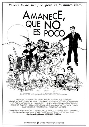 Amanece, que no es poco - Spanish Theatrical movie poster (thumbnail)