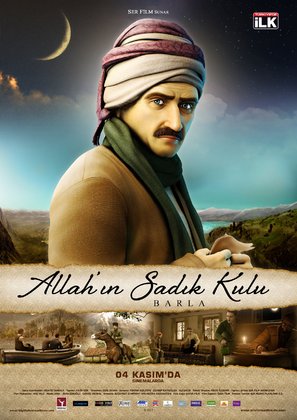 God&#039;s Faithful Servant: Barla - Turkish Movie Poster (thumbnail)