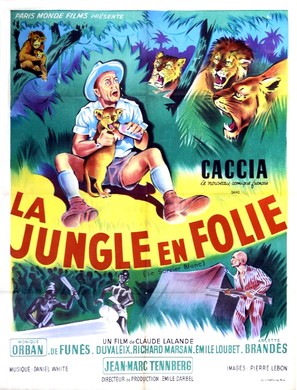 La jungle en folie - French Movie Poster (thumbnail)