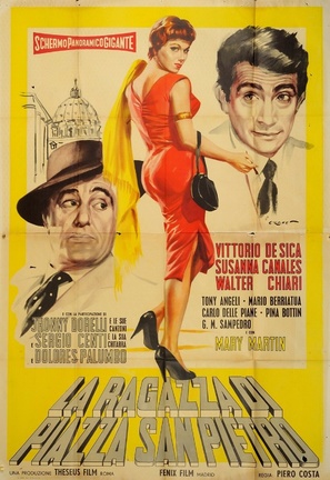 La ragazza di Piazza San Pietro - Italian Movie Poster (thumbnail)