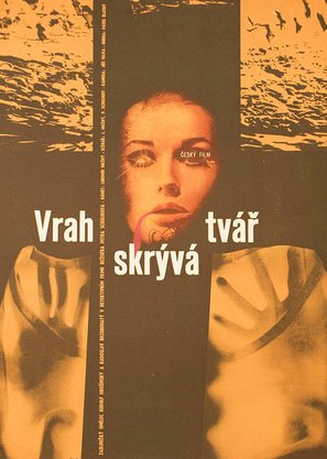 Vrah skryv&aacute; tv&aacute;r - Czech Movie Poster (thumbnail)