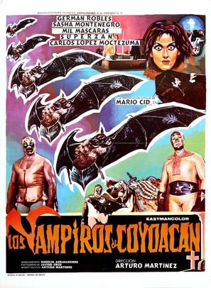 Los vampiros de Coyoac&aacute;n - Mexican Movie Poster (thumbnail)