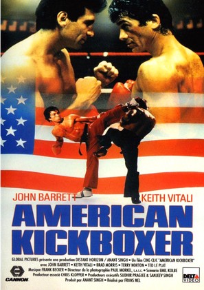 American Kickboxer - French VHS movie cover (thumbnail)