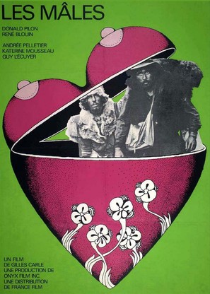 Les m&acirc;les - French Movie Poster (thumbnail)