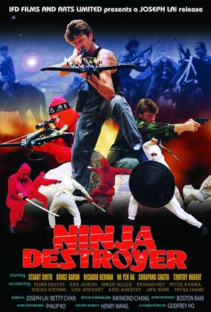 Ninja Destroyer - Hong Kong Movie Poster (thumbnail)