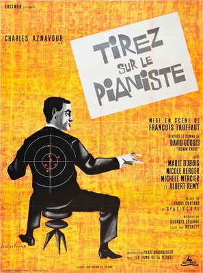 Tirez sur le pianiste - French Movie Poster (thumbnail)