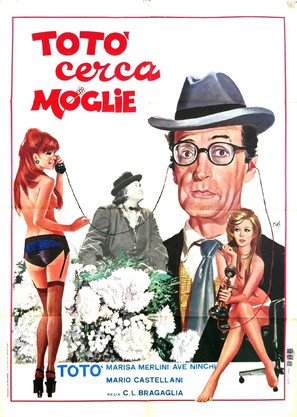 Tot&ograve; cerca moglie - Italian Movie Poster (thumbnail)