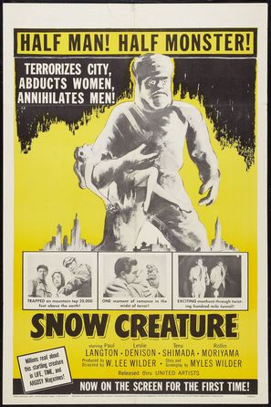 The Snow Creature - Movie Poster (thumbnail)