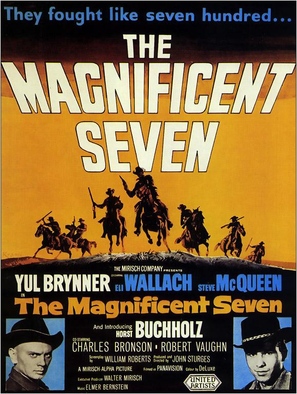 The Magnificent Seven - British Movie Poster (thumbnail)
