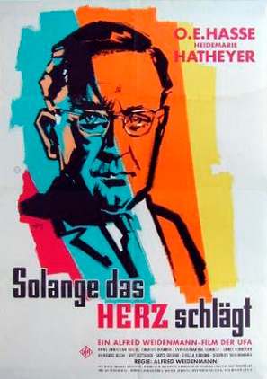 Solange das Herz schl&auml;gt - German Movie Poster (thumbnail)