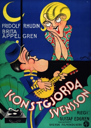 Konstgjorda Svensson - Swedish Movie Poster (thumbnail)