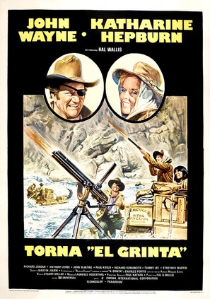 Rooster Cogburn - Italian Movie Poster (thumbnail)