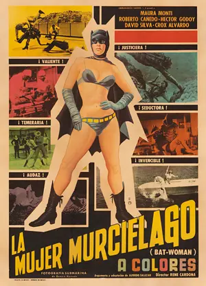 Mujer murciélago, La Poster