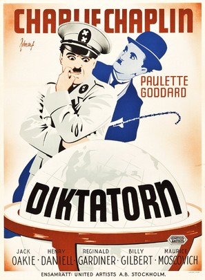 The Great Dictator - Swedish Movie Poster (thumbnail)