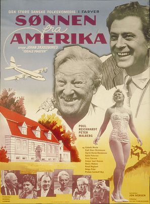 S&oslash;nnen fra Amerika - Danish Movie Poster (thumbnail)