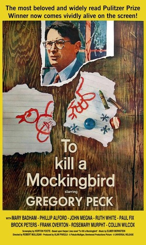 To Kill a Mockingbird Movie Poster Fridge Magnet style D