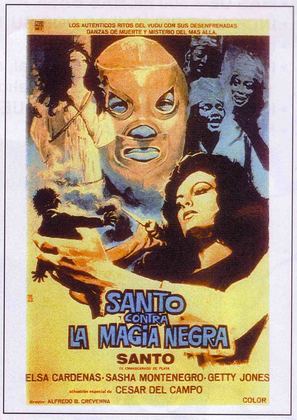 Santo contra la magia negra - Mexican Movie Poster (thumbnail)