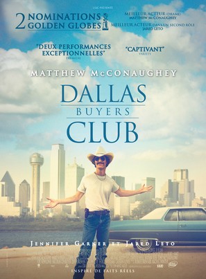 Dallas Buyers Club - French Movie Poster (thumbnail)