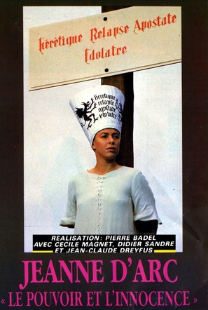 Jeanne d&#039;Arc, le pouvoir de l&#039;innocence - French Movie Cover (thumbnail)