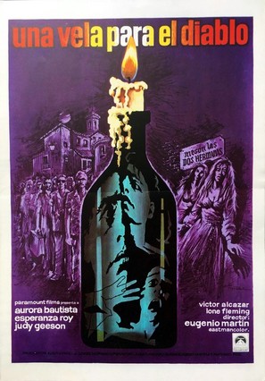 Una vela para el diablo - Spanish Movie Poster (thumbnail)