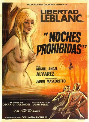 Noches prohibidas - Mexican Movie Poster (thumbnail)