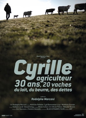 Cyrille, agriculteur, 30 ans, 20 vaches, du lait, du beurre, des dettes - French Movie Poster (thumbnail)