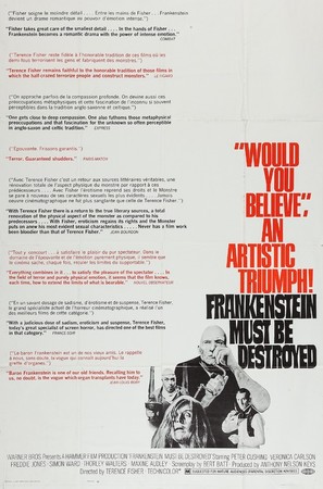 Frankenstein Must Be Destroyed - Movie Poster (thumbnail)