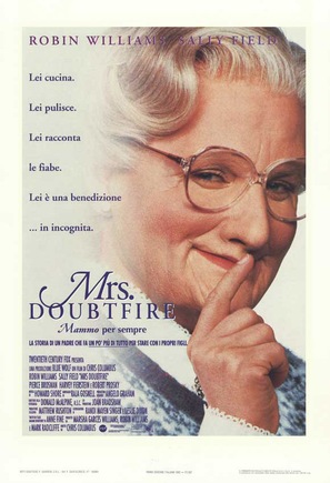 Mrs. Doubtfire - Italian Movie Poster (thumbnail)