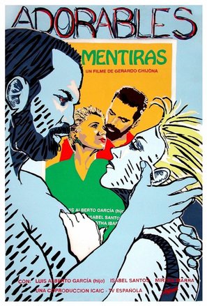 Adorables mentiras - Spanish Movie Poster (thumbnail)