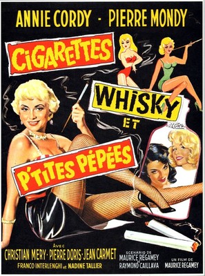 Cigarettes, whisky et petites p&eacute;p&eacute;es - French Movie Poster (thumbnail)