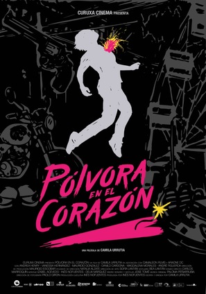 P&oacute;lvora en el coraz&oacute;n - Spanish Movie Poster (thumbnail)