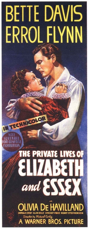 The Private Lives of Elizabeth and Essex - Australian Movie Poster (thumbnail)