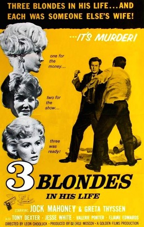 Three Blondes in His Life - Movie Poster (thumbnail)