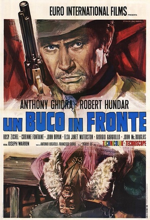 Un buco in fronte - Italian Movie Poster (thumbnail)