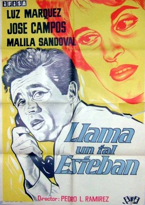 Llama un tal Esteban - Spanish Movie Poster (thumbnail)