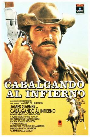 A Man Called Sledge - Spanish VHS movie cover (thumbnail)