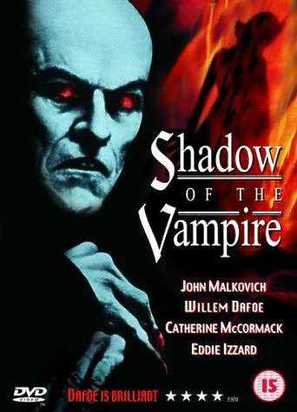 Shadow of the Vampire - British DVD movie cover (thumbnail)